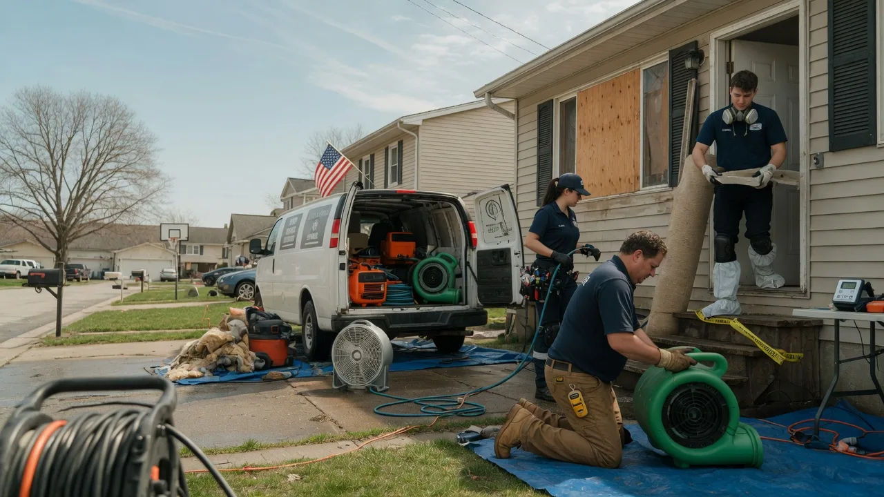 Water Damage Restoration in Stoutsville, OH near me